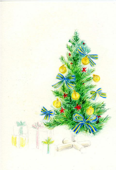BeltaのColored Pencil Gallery 色鉛筆ギャラリー » Christmas tree