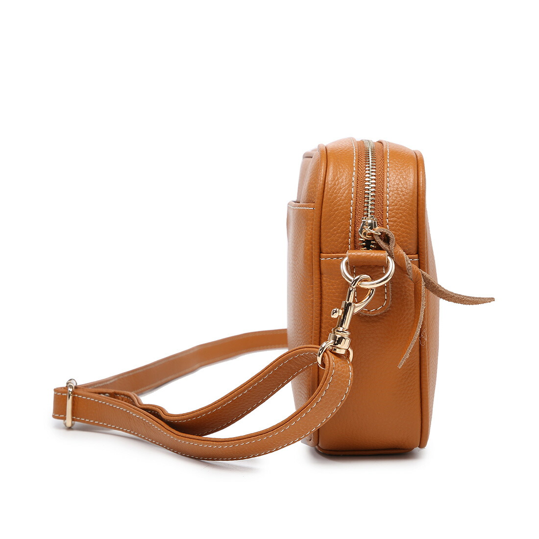 楽天市場】ショルダーバッグ 本革 キャメル ミニショルダー スクエア