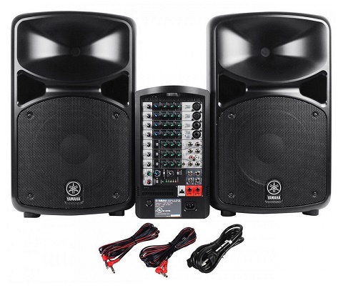 スピーカー】イベント・ステージに大活躍のYAMAHA STAGEPAS600iが展示