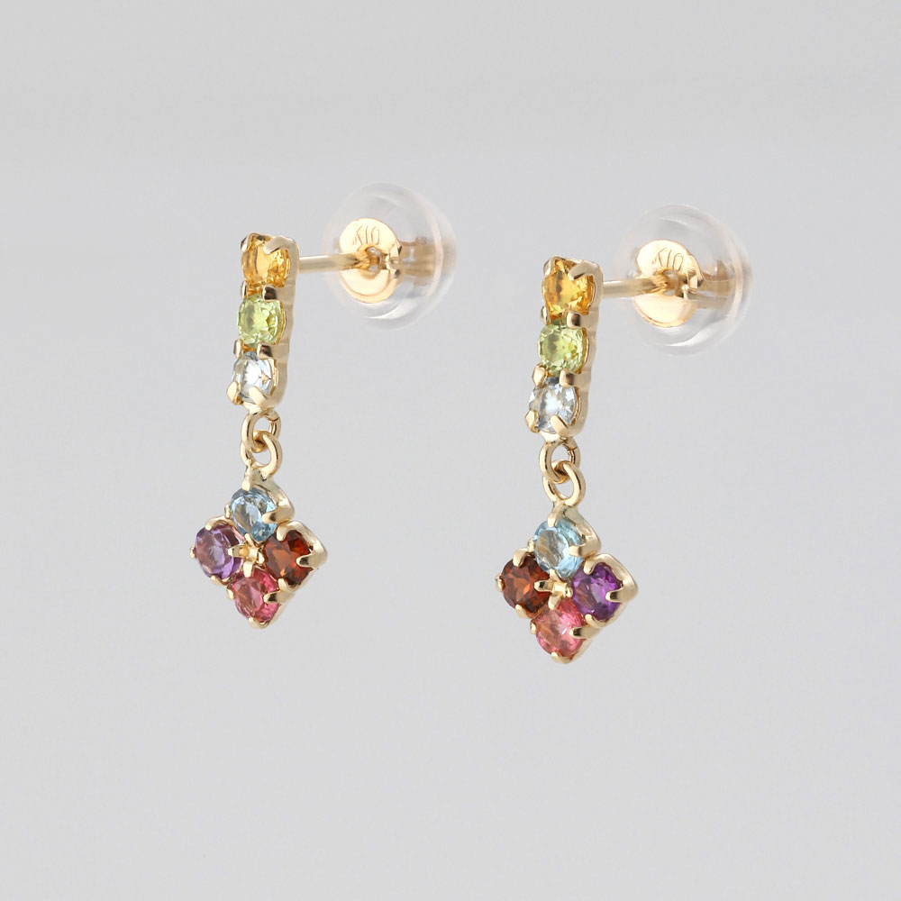 10金マルチカラーピアス | 商品詳細 | 高島屋オンラインストア