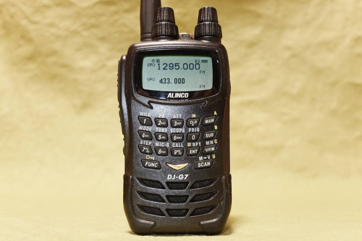 Yahoo!オークション - ALINCO DJ-G7 (144 430 1200MHz 1～5WFM) トリプ