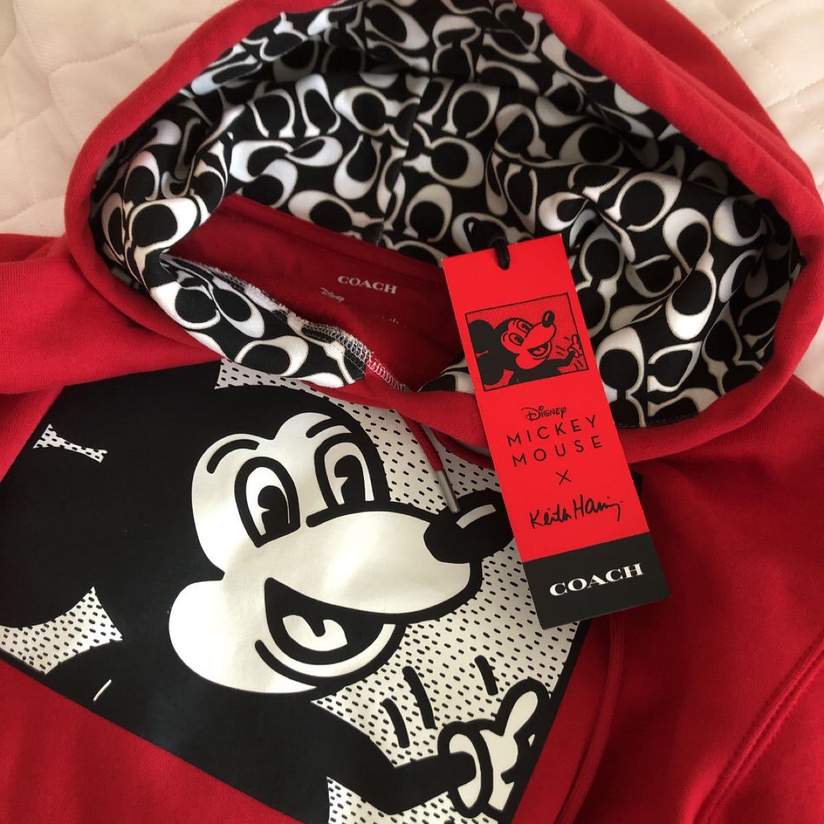新品 coach コーチ キースヘリング ミッキー コラボパーカー｜Yahoo
