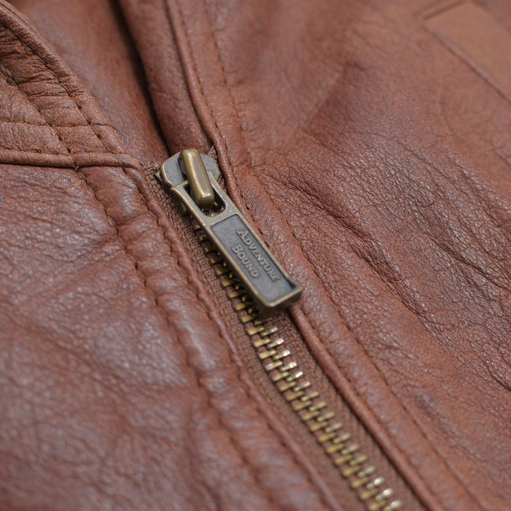 70～80s ADVENTURE BOUND by WILSONS ダブルブレスト デザイン レザー