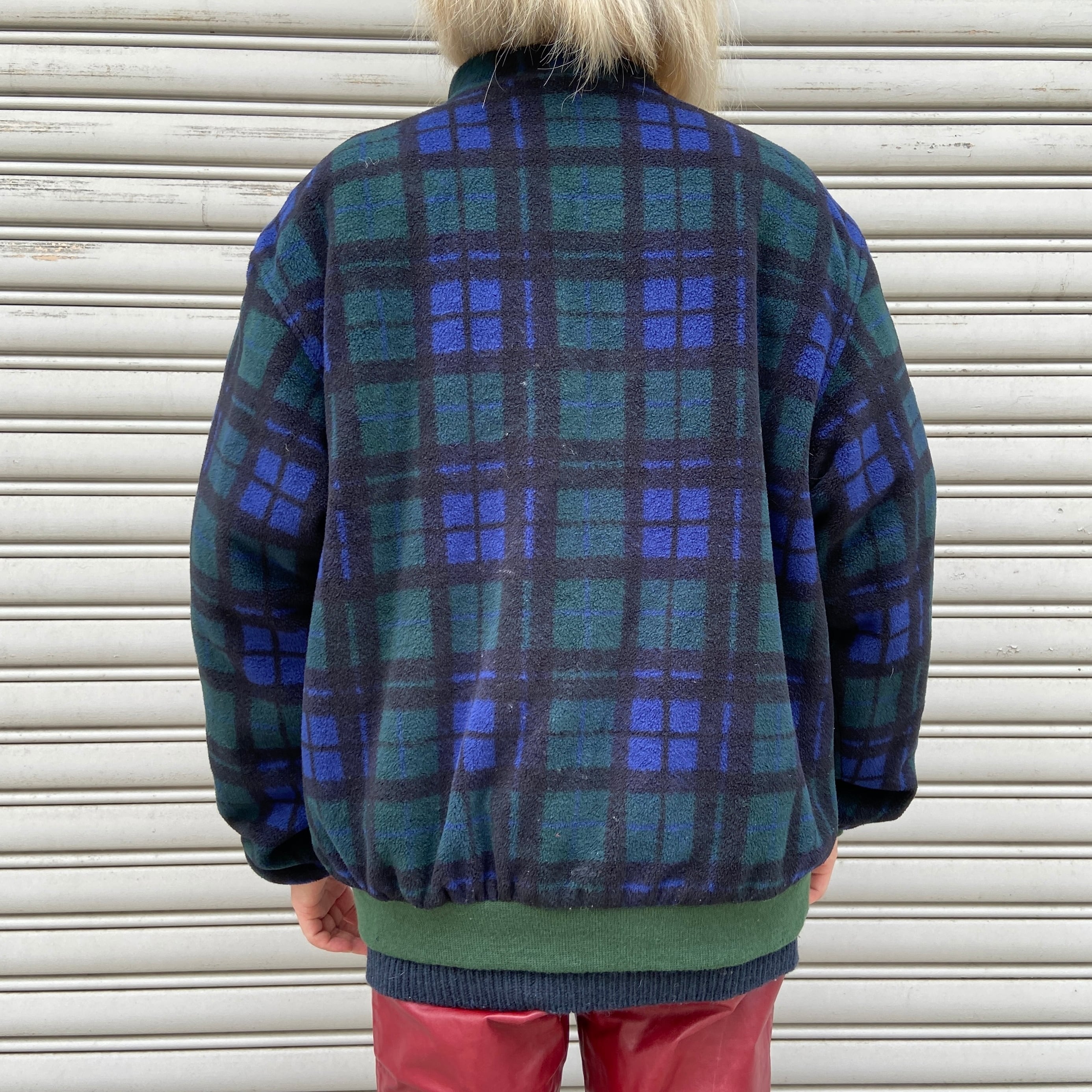 美品 80s USA製 エディーバウアー 黒タグ リバーシブルジャケット