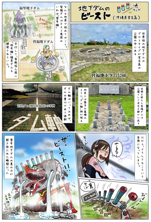 喜界地下ダム（鹿児島県喜界島） - 水辺遍路