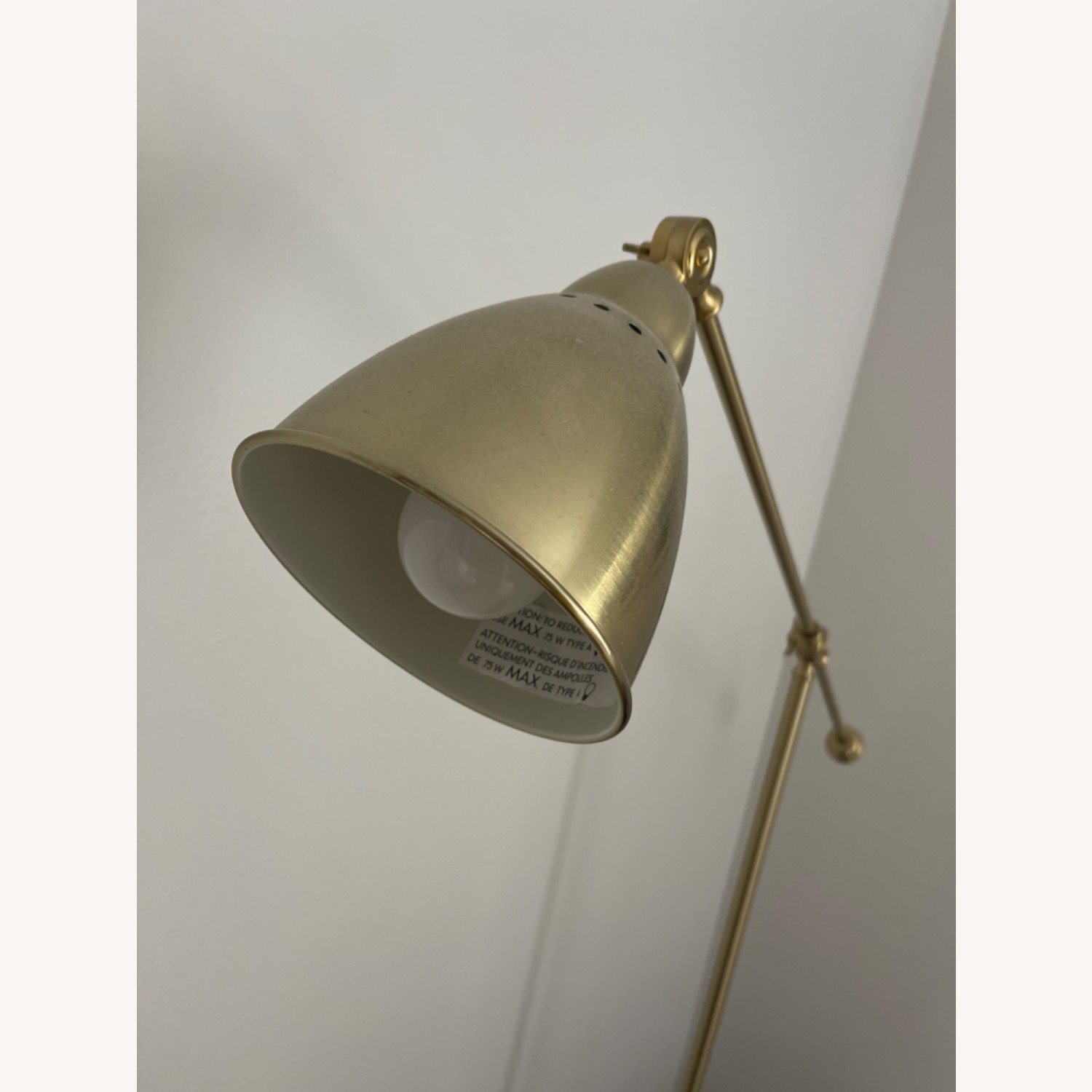 IKEA Gold Floor Lamp - AptDeco