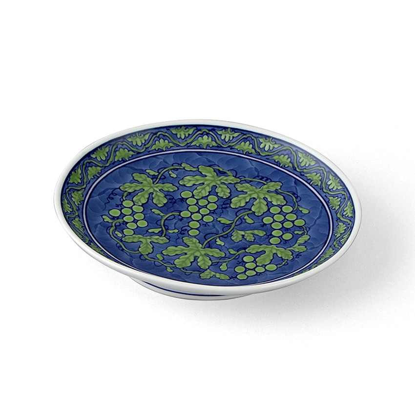 源右衛門窯 緑彩葡萄絵 皿: TORIYOSE | HANEDA Shopping 羽田空港公式