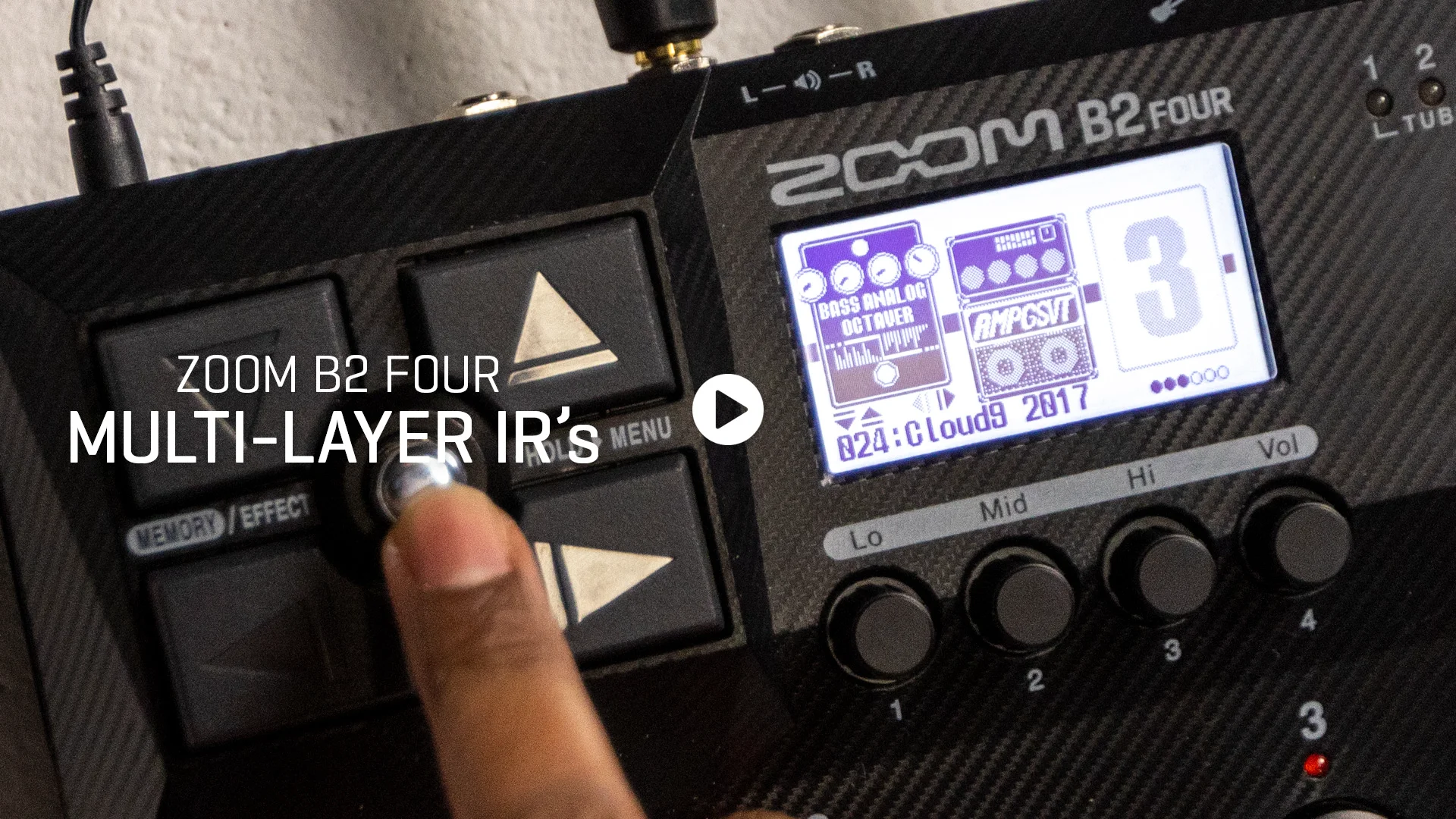 B2 Four Effects and Amp Emulator | ZOOM