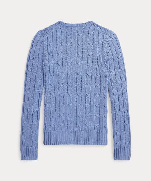 ケーブルニット コットン クルーネック セーター （ニット・セーター