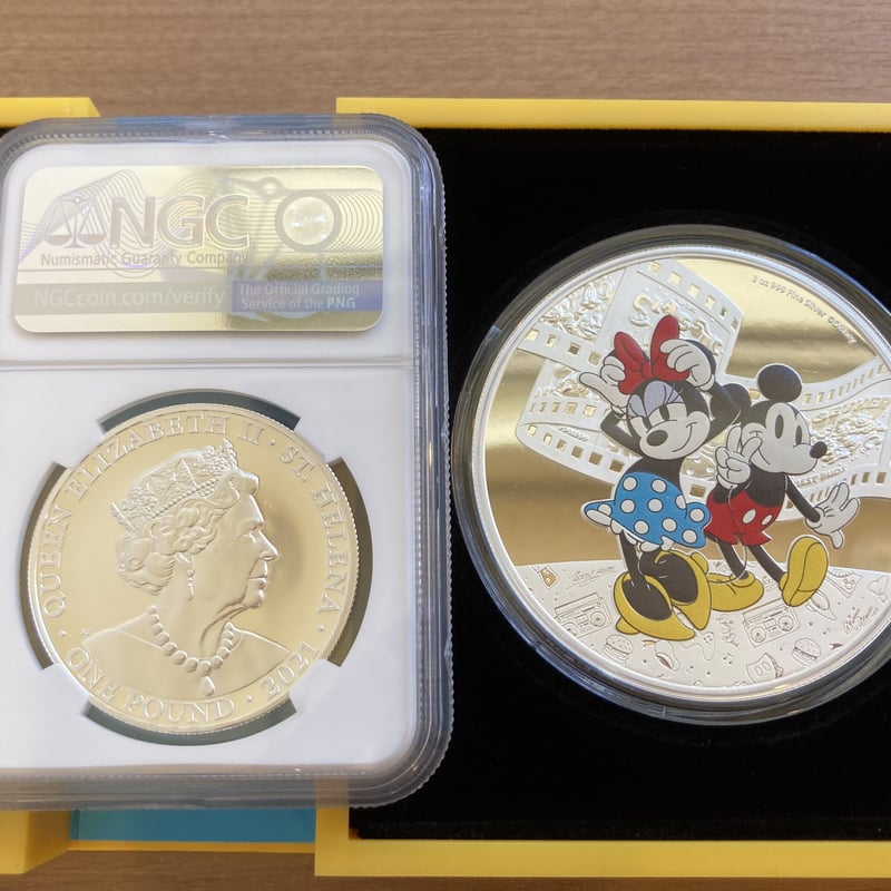 3オンス銀貨 ニウエ ディズニー ミッキーアンドフレンズ ミニー