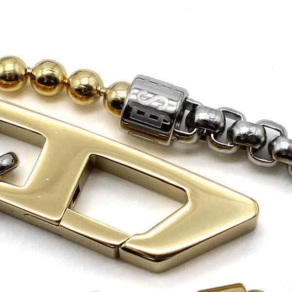 DIESEL ディーゼル ブレスレット DX1570931 ゴールド シルバー