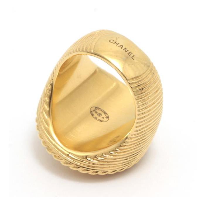 CHANEL（シャネル） ヴィンテージ風 ココマーク リング 指輪 ゴールド