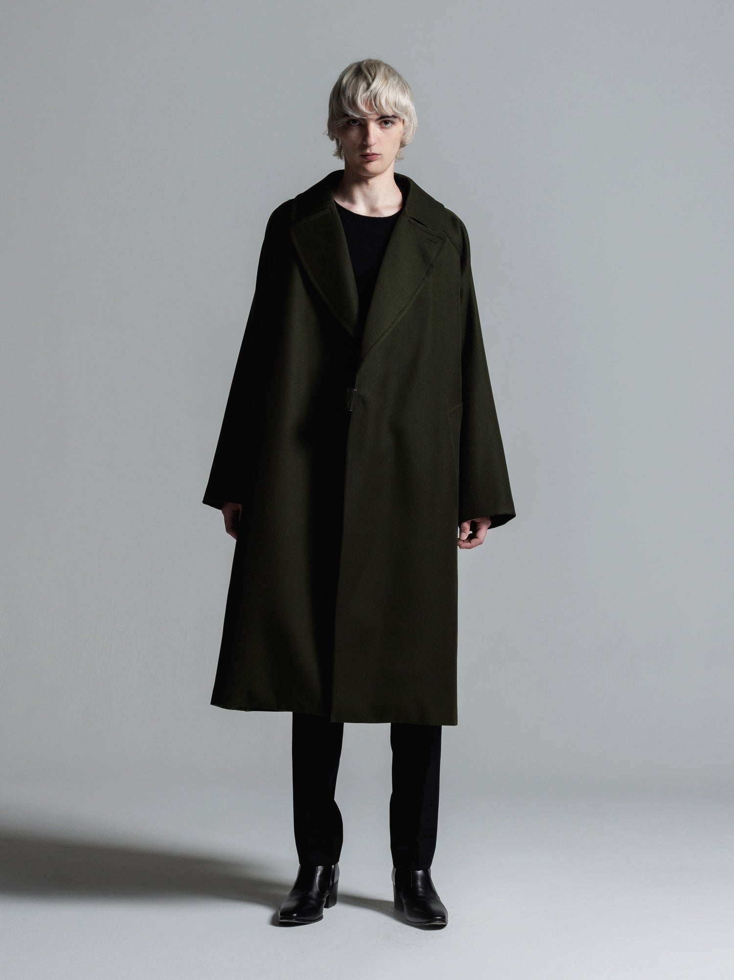 追加生産分] WOOL GABARDINE TIELOCKEN COAT | ウールギャバジンタイ