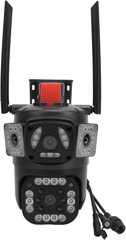 Amazon.com : Dioche 8MP 4K Triple Lens Outdoor Security Camera