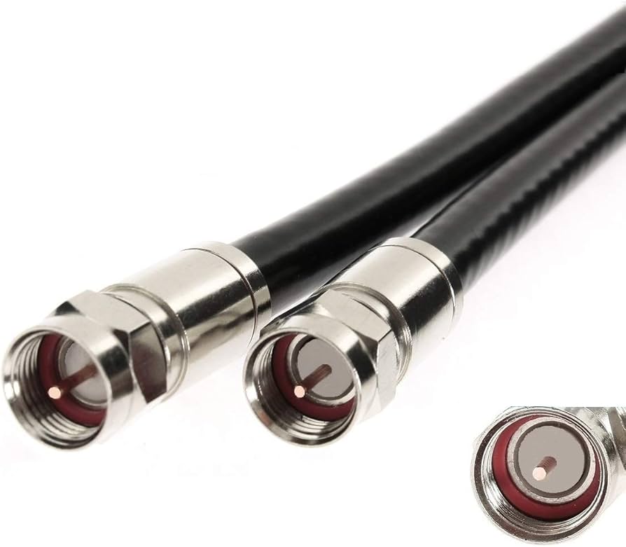 Amazon | 国内資材メーカー製 屋内用 アンテナケーブル 黒 50cm S5C