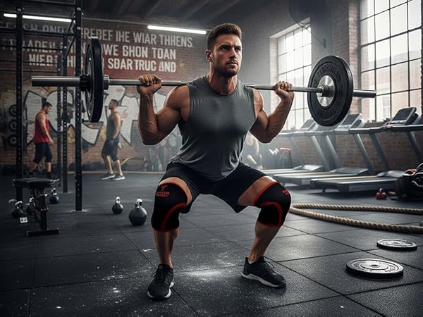 Amazon | GORILLA SQUAD【膝をしっかり固定】ニースリーブ