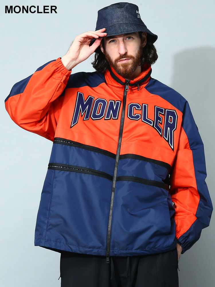 MONCLER (モンクレール) フード収納 フルジップ ウインドブレーカー