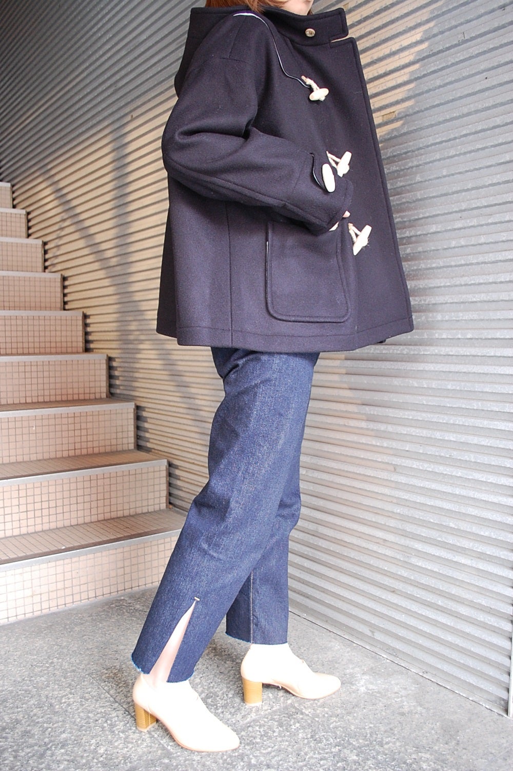 SEAシー/VINTAGE U.S. NAVYメルトンオーバーダッフルコート | circle