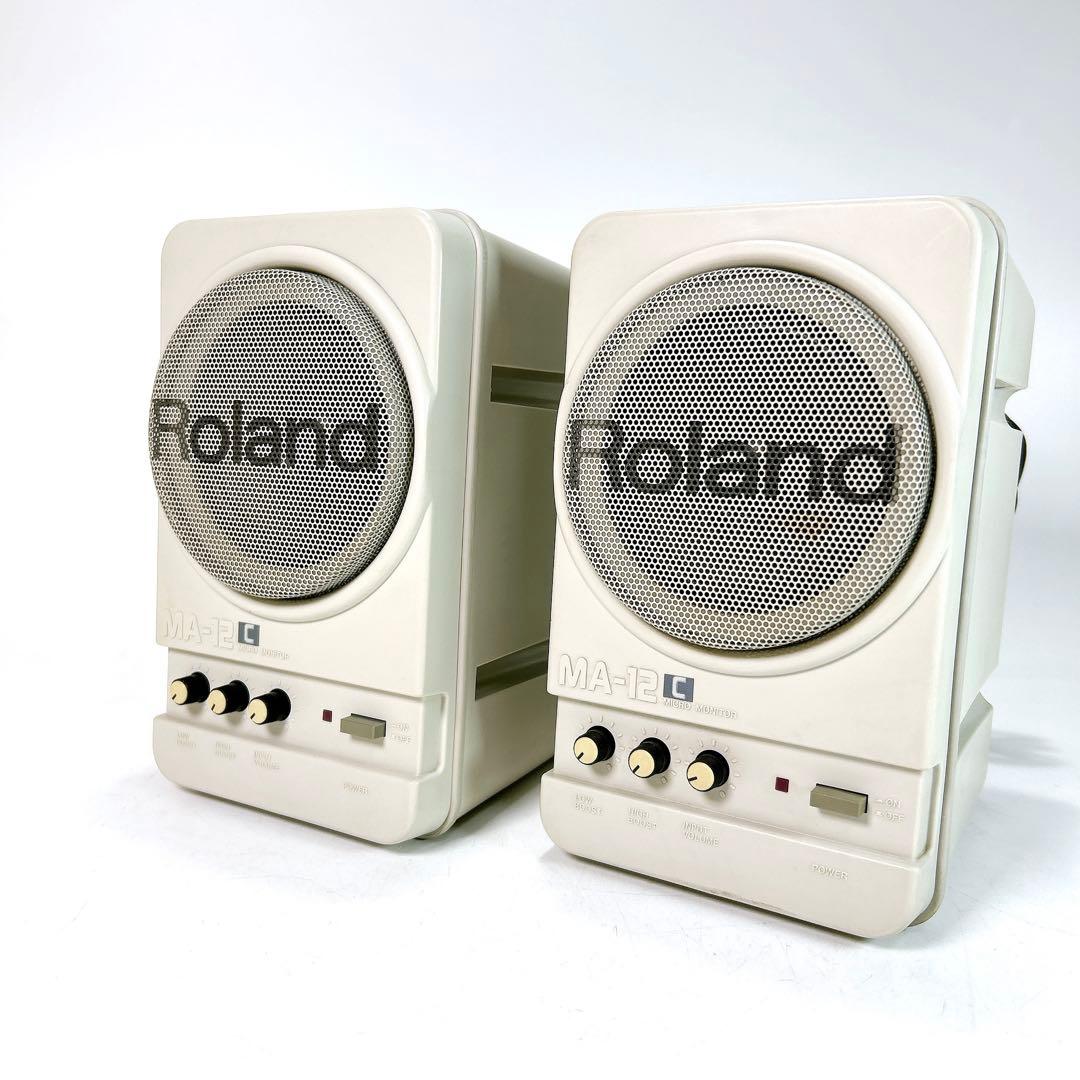 【ペア】Roland ローランド MA-12C アンプ モニタースピーカー Yahoo!オークション -「ma-12c」の落札相場・落札価格