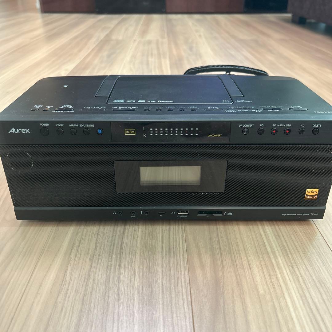 Aurex SD/USB/CDラジオ　ハイレゾ対応　TY-AH1 Amazon.co.jp: 東芝 ハイレゾ対応 Bluetooth/SD/USB/CDラジオ TY-AH1(K