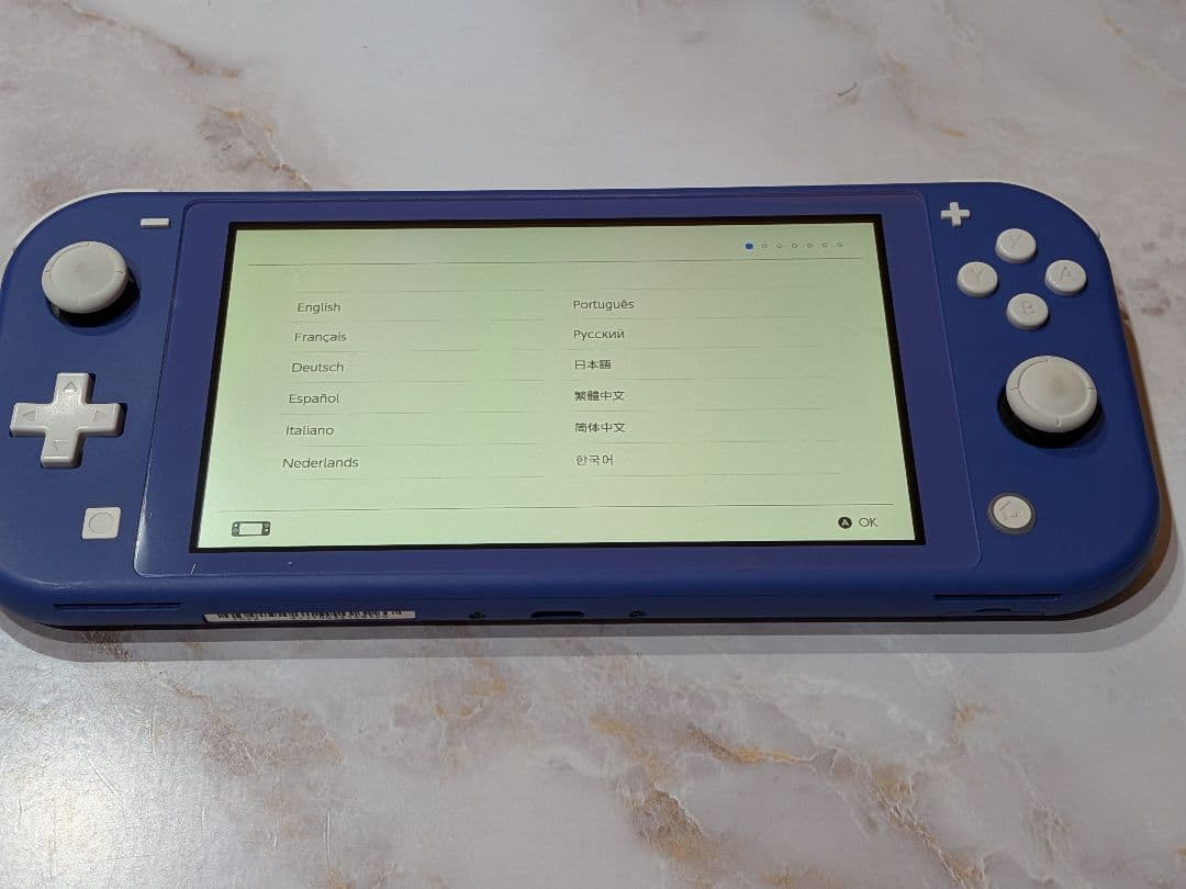 Nintendo Switch Lite ブルー ジャンク品 - メルカリ