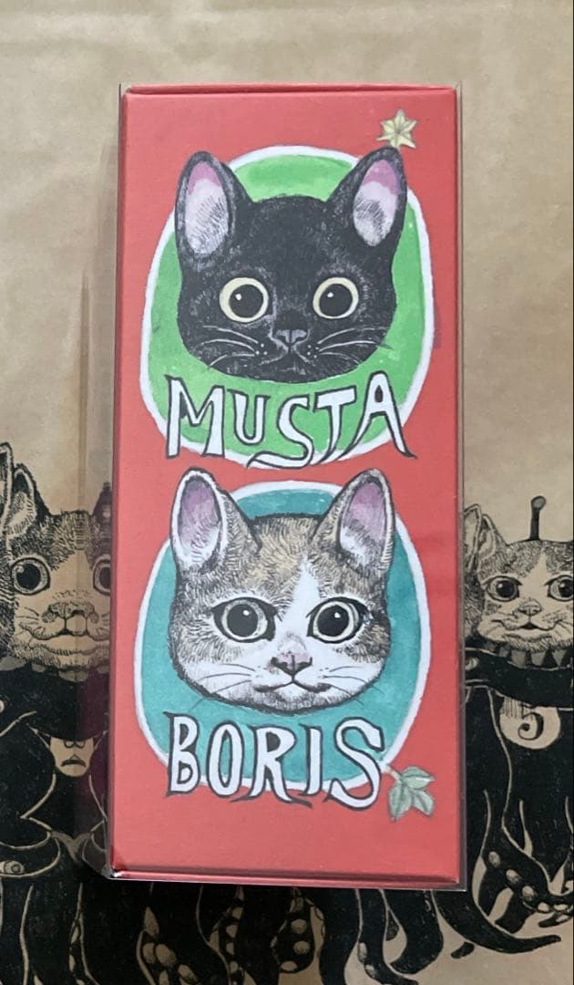 ヒグチユウコ　ムスタ　フィギュア　ボリス雑貨店　鉤尻尾キャッツ　MUSTA