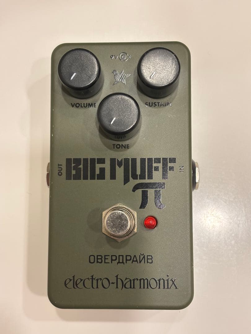 ロシアン　ビッグマフ　electro-harmonix BIG MUFF ELECTRO-HARMONIX Green Russian Big Muff ビッグマフ ファズ