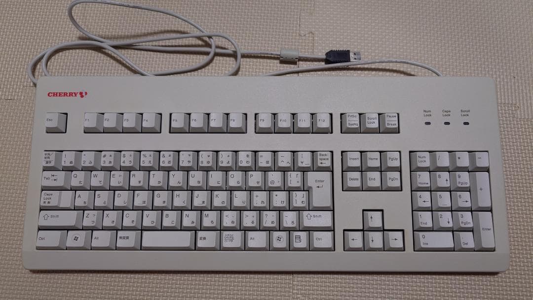 Cherry社純正 メカニカルキーボード 茶軸 日本語配列 G80-3600 パソコン工房 メカニカルゲーミングキーボード 日本語 茶軸 ブラック