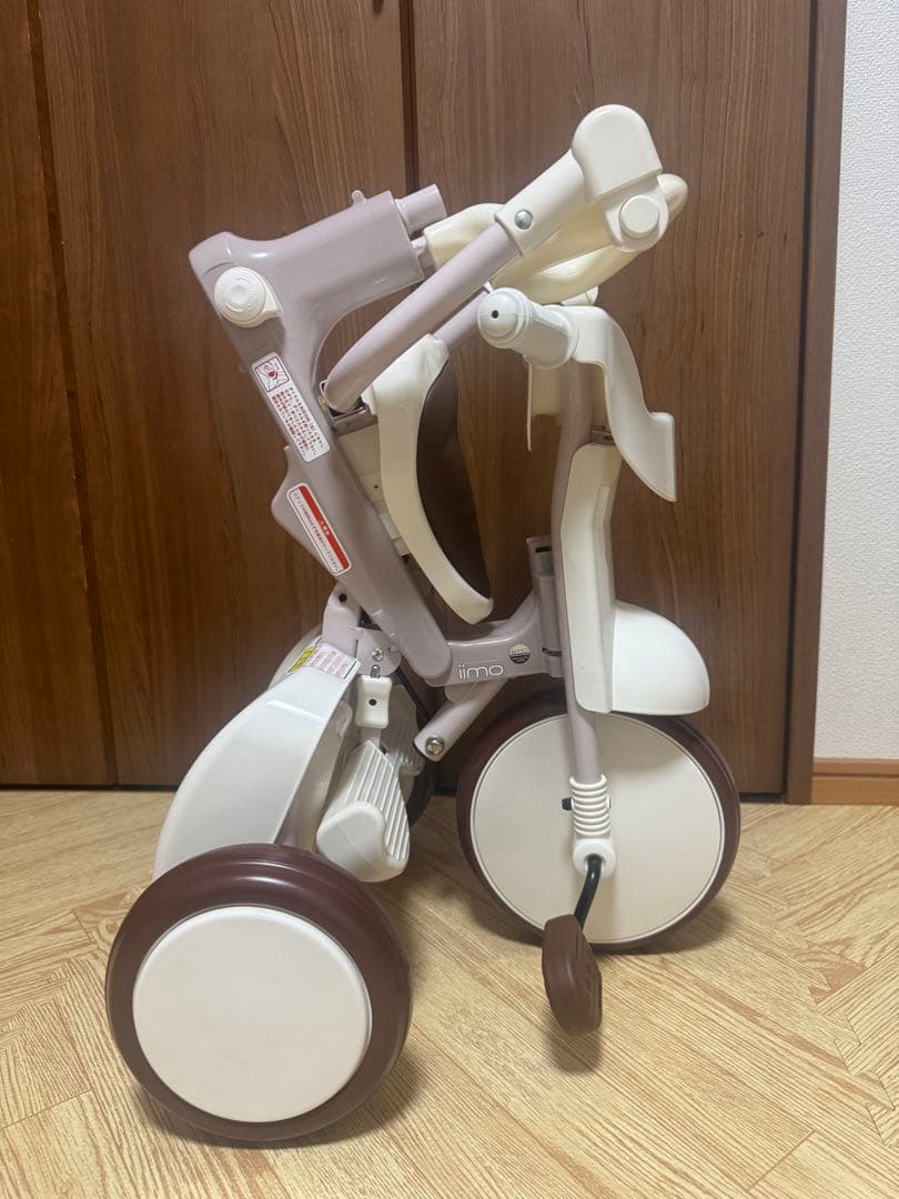 ⋆⸜美品⸝⋆ iimo TRICYCLE Gentle White iimo 3-in-1 Folding Tricycle with Canopy | iimo USA