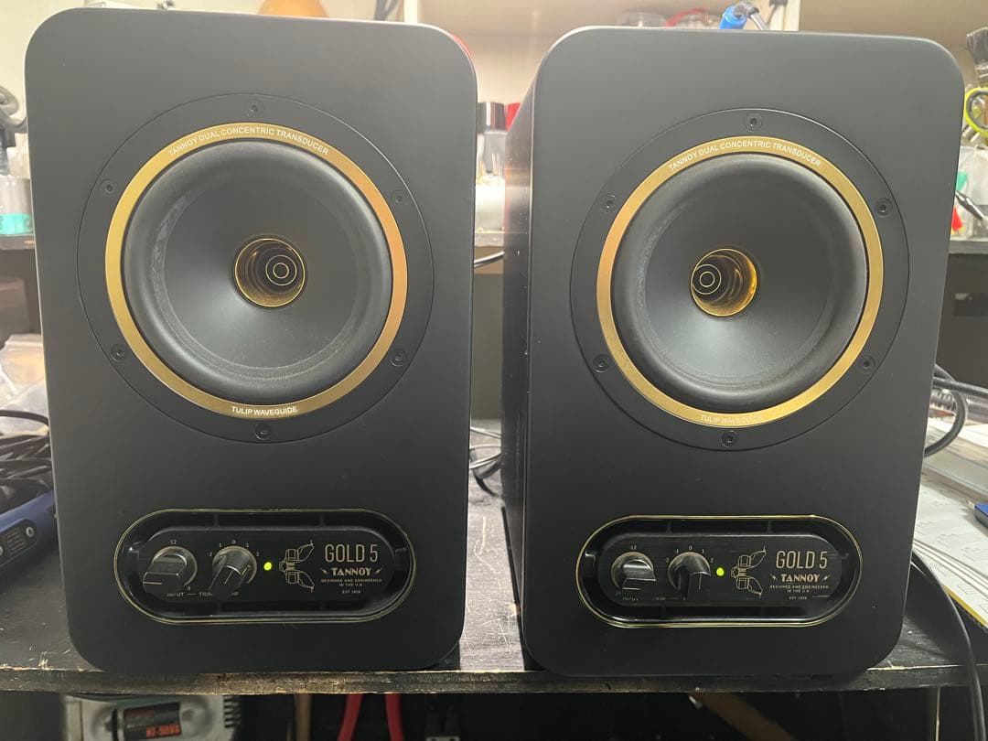 TANNOY GOLD 5 スタジオモニターペア 楽天市場】TANNOY GOLD 5 モニタースピーカー ×2本 スタンド付きセット