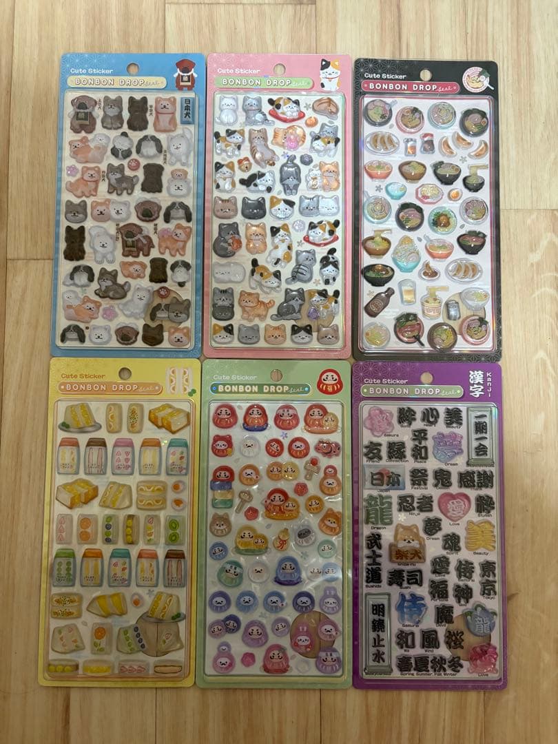 正規品 ボンボンドロップシール 和柄 新品 新作 だるま たまごサンド 等6種類 2点 新品 ボンボンドロップシール 和柄 たまご/だるま 新作｜Yahoo
