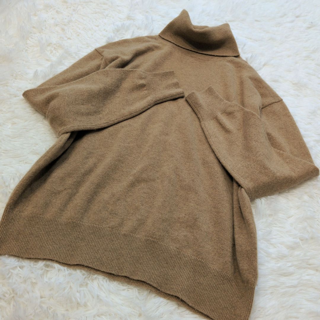 EVERYDAY I LIKE タートルネック ニット カシミヤ キャメル