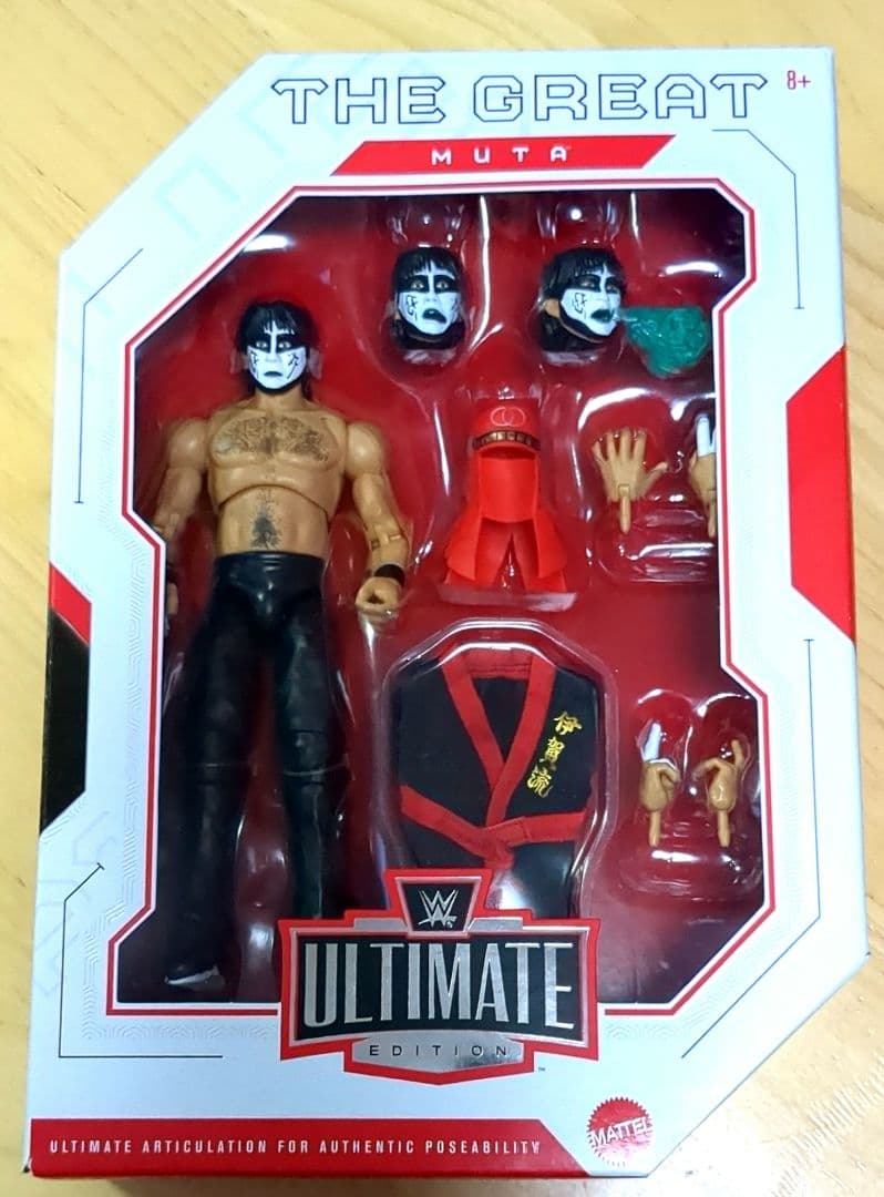 WWEマテル グレート ムタ アルテメットエディション レアカラー黒 WCW グレート・ムタ WWE フィギュア アルティメット・エディション 25