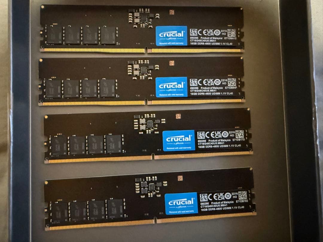 【中古】CRUCIAL DDR5-4800MHz 64GB (16GB×4) 楽天市場】crucial ddr5 4800の通販