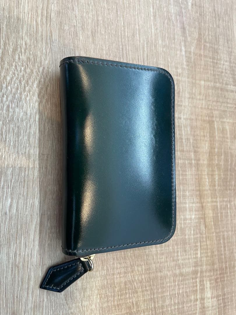 LB　COCO MASTER マイスターコードバン　グリーン　小銭入れ COCOMEISTER（ココマイスター） 【ココマイスター】コードバンクルー