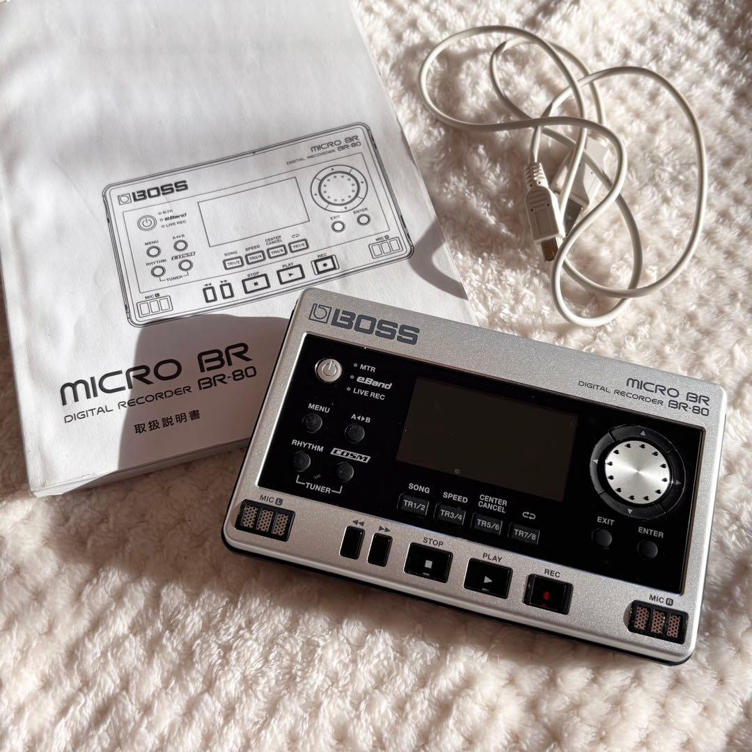 BOSS BR-80 デジタルレコーダーマルチトラックエフェクターMTR 実売25,000円前後で機能てんこ盛りの超小型MTR、BOSS BR-80 | DTM