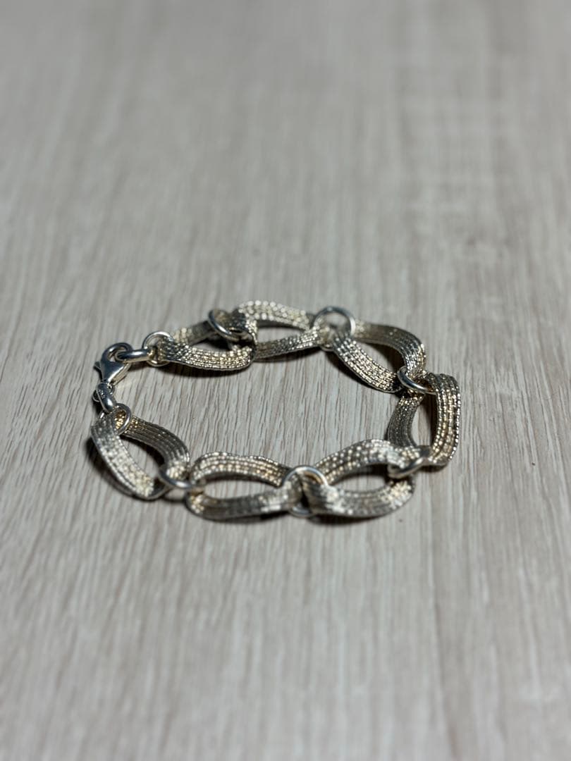 vintage イタリア製ハンドメイド シルバーブレスレット silver925 シルバー925 シルバーアクセサリー | ビンテージ古着屋Feeet 通販