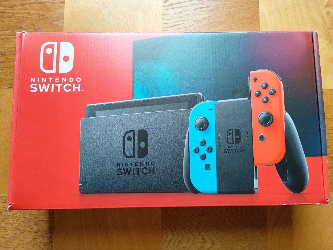 Nintendo Switch 本体　付属品完備 箱あり 完動品】Nintendo Switch 本体、付属品完備 - メルカリ