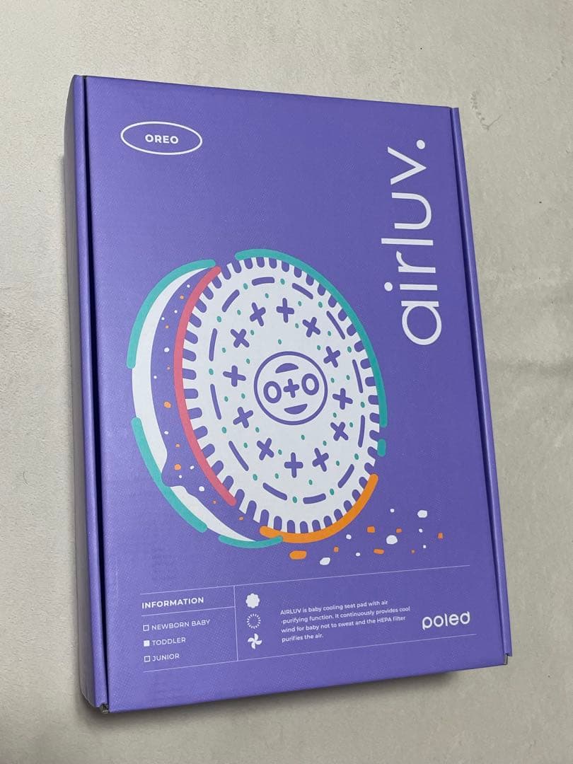 エアラブ4 クッキー＆クリーム　オレオ airluv4 oreo | エアラブ4 オレオ 送風機付きクールシート | Poled