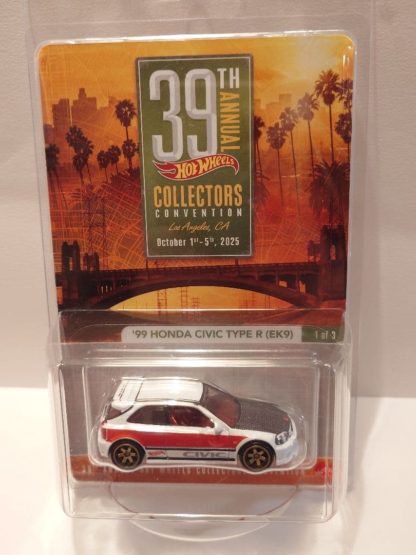 ホットウィール '99 ホンダ シビック タイプR (EK9) コンベンション Hot Wheels 39th Annual Collectors Convention 99 Honda Civic Type R