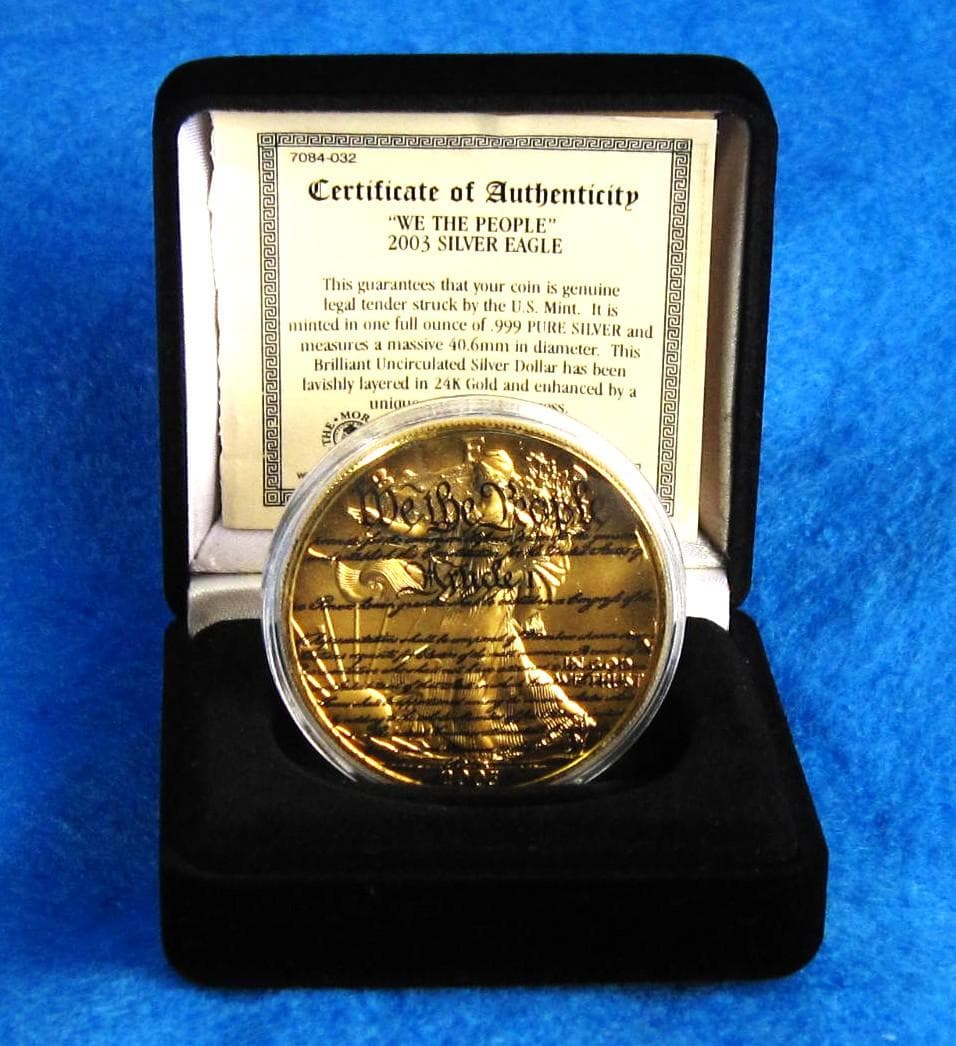 ０３年　カラー　アメリカンシルバーイーグル　１オンス銀貨　アメリカ合衆国憲法記念 切手・趣味の通信販売｜スタマガネット 2025 アメリカンイーグル 1