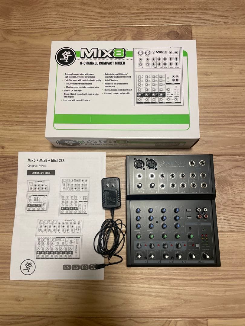 [美品] Mackie Mix8 8チャンネルアナログミキサー Mackie Mix8 8-Channel Compact Mixer - Murphy's Music