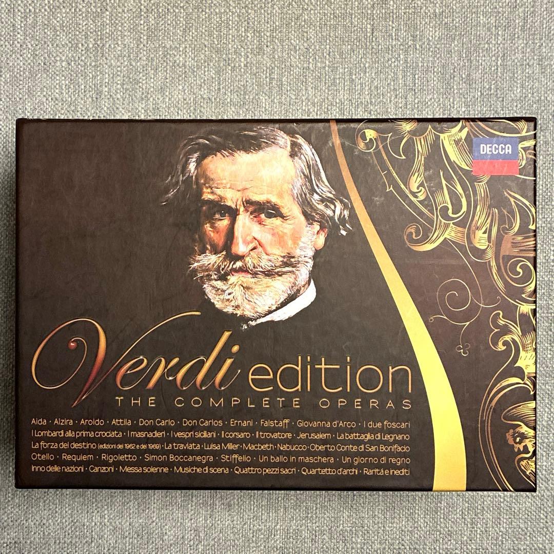 ヴェルディオペラ　ボックスセット　74 CD トゥット・ヴェルディ～26のオペラ全曲とレクィエム＋ドキュメンタリー