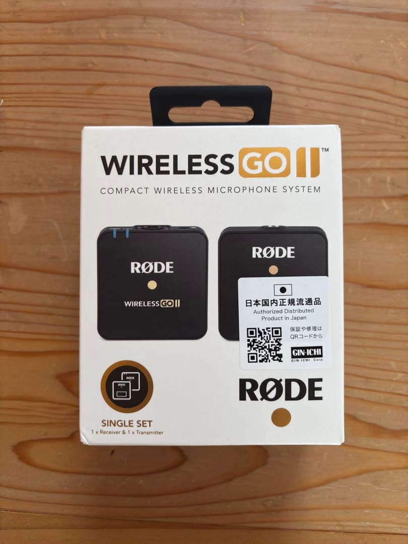 RODE Wireless GO II Single(国内正規品) 数量限定 特別価格》RODE ロード WIGOII SINGLE ワイヤレス ゴー II