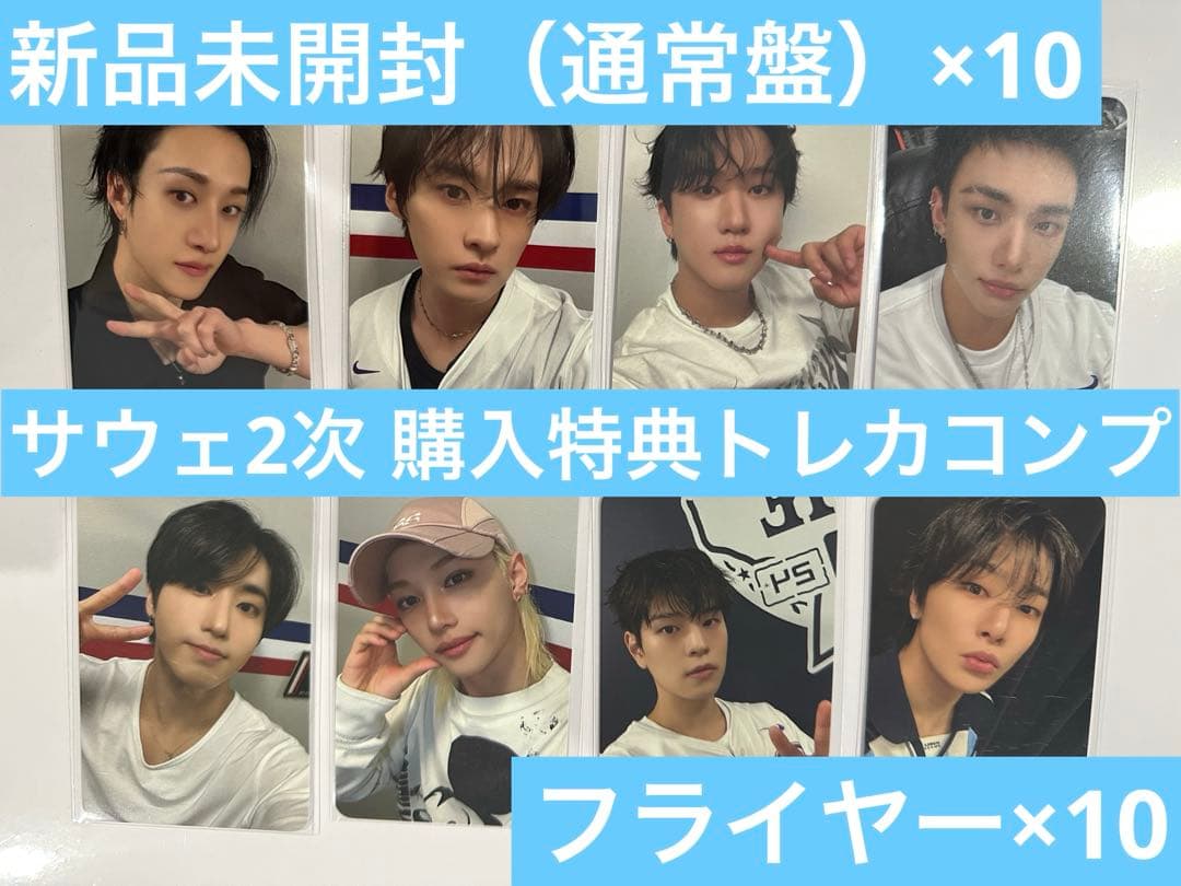 Stray Kids スキズ KARMA 未開封 10セット フライヤー トレカ スキズ straykids KARMA 店舗特典 封入 トレカ フライヤー 交換 【譲