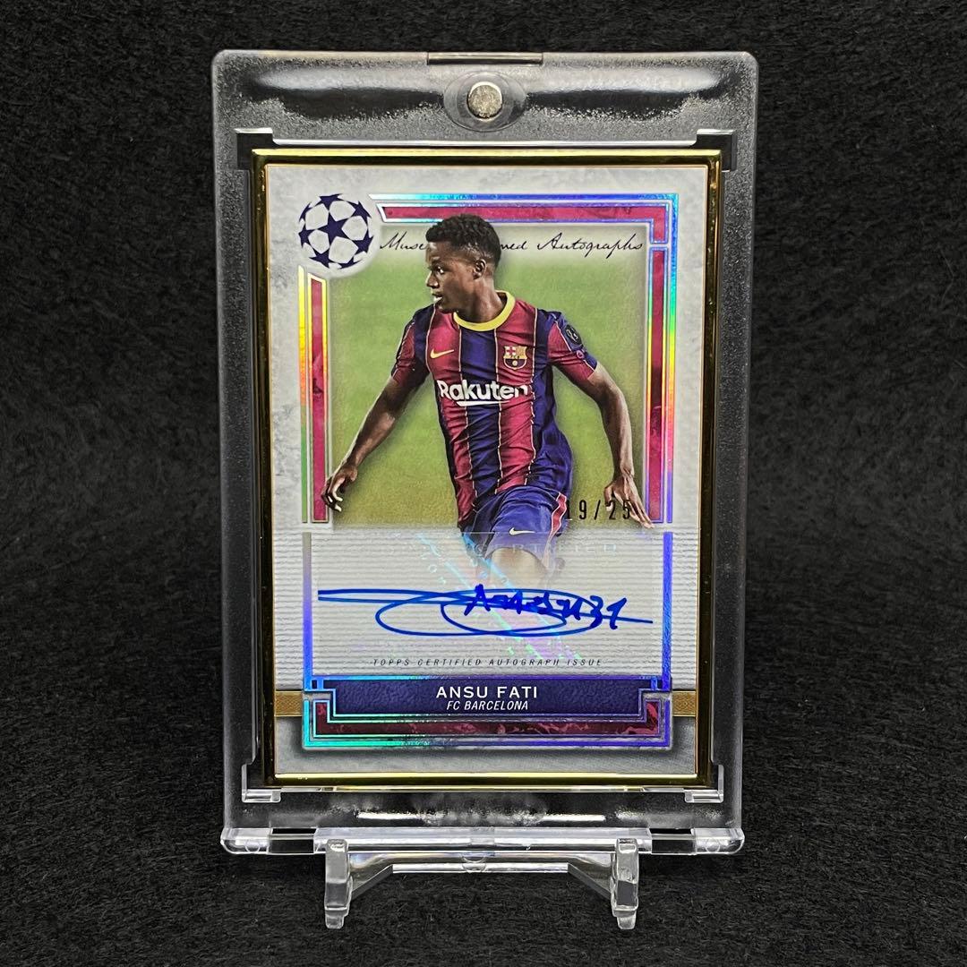 Topps Museum Collection アンスファティ 直筆サインカード 2026年最新】アンス・ファティの人気アイテム - メルカリ