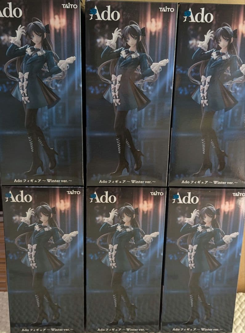 Adoフィギュア〜Winter ver.〜 ラウンドワン限定 6体セット Ado x Oda アートビジュアルフィギュア発売済み 2025年10月発売最新