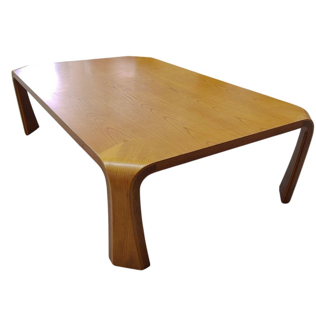 Tendo / 天童木工 座卓 ローテーブル 乾三郎デザイン 曲げ木テーブル 天童木工 / Tendo 座卓 ケヤキ 乾三郎 和 ローテーブル リビング