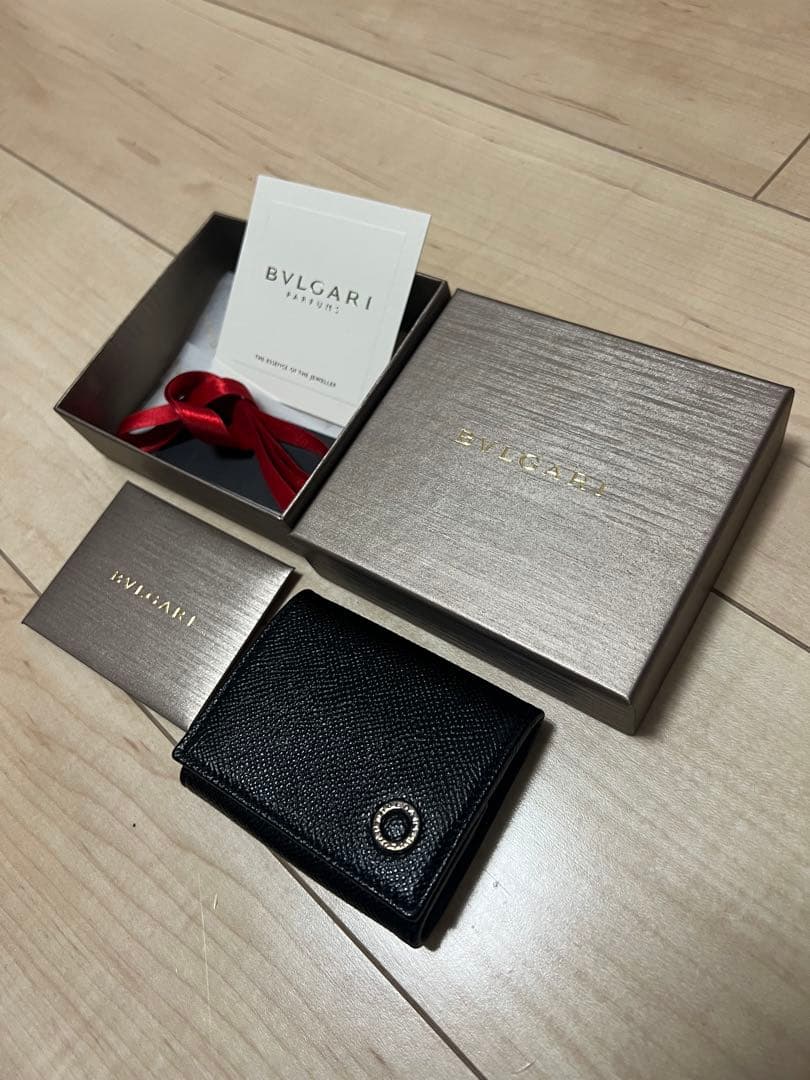 【新品/未使用】BVLGARI ブラックレザー ケース BVLGARI（ブルガリ） カードケース Bulgari Bulgari 2 30420 メンズ