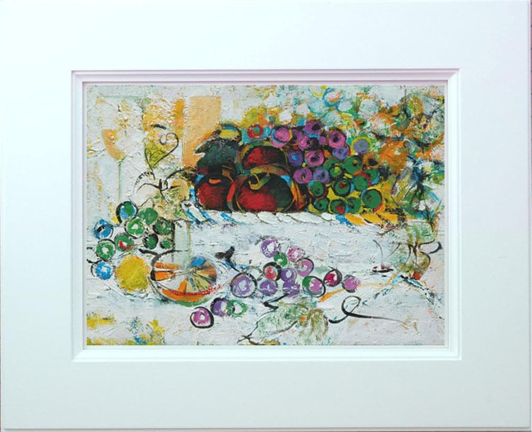 油絵 菅家令子 絵 絵画インテリア額付(白) uF6-060210 フルーツ 油絵 菅家令子 絵 絵画 インテリア uF6-111509 風景 油絵 菅家令子 絵